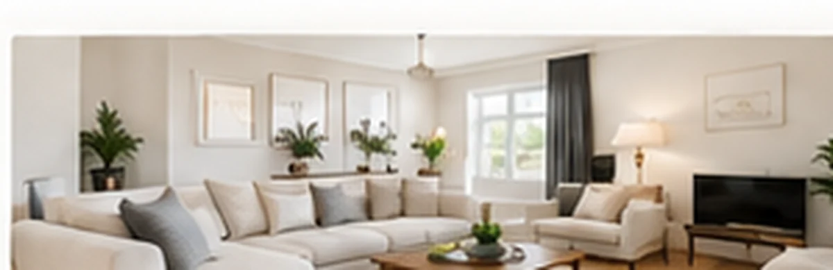 Bright staged living room representing home selling services in Newmarket and East Gwillimbury